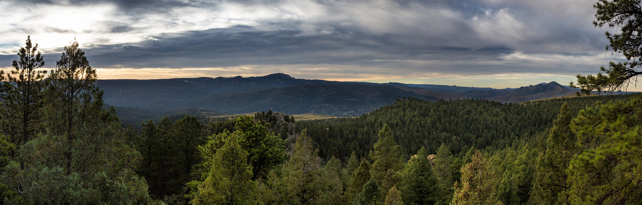 Morning Panoramic from Pike National Forest