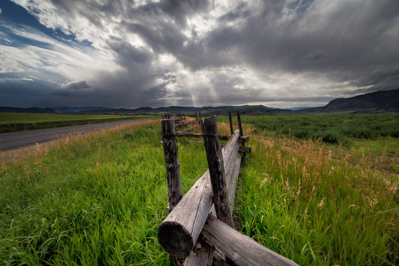 Storm Clearing at the Fence Line