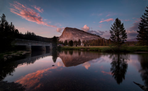 Lembert Dome Reflected on the Tuolumne River