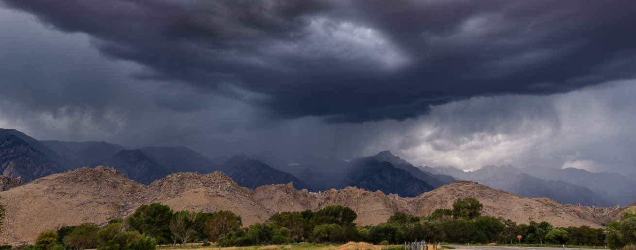 Summer Storm Over the Sierra Nevada