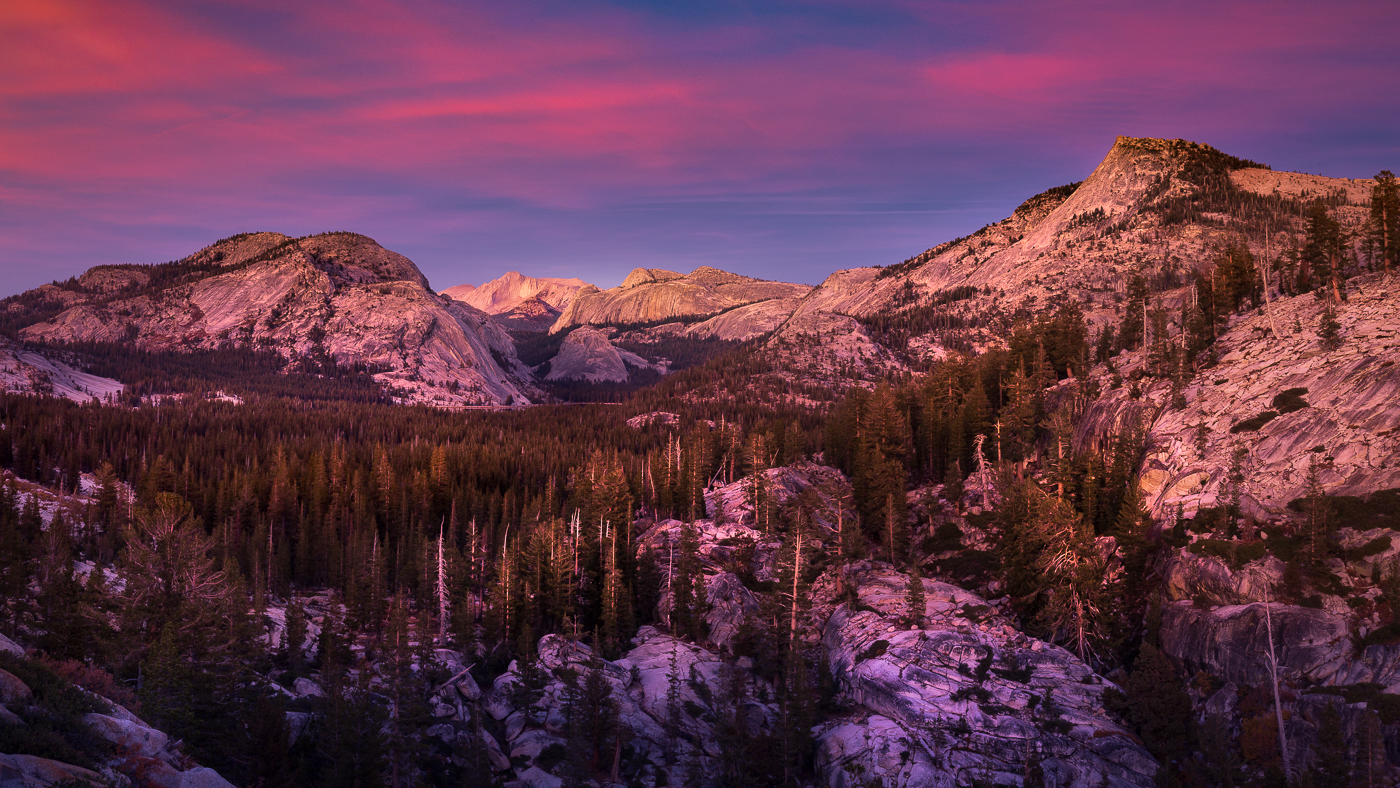 Sunset View at Olmsted Point, Yosemite National Park