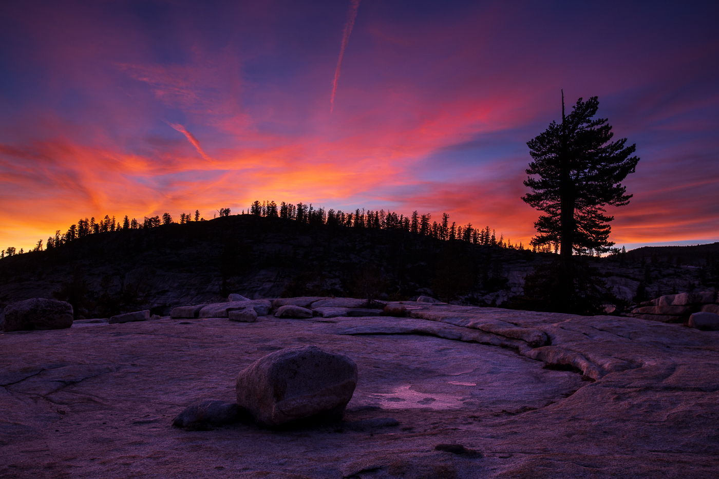 Sunset at Olmsted Point, Yosemite National Park