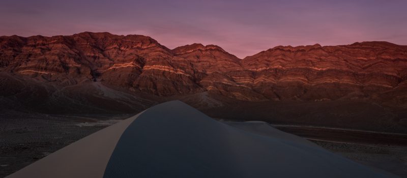 Last Change Range From Eureka Dunes, Death Valley National Park