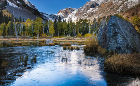 Freezing Pond, Eastern Sierra Nevada