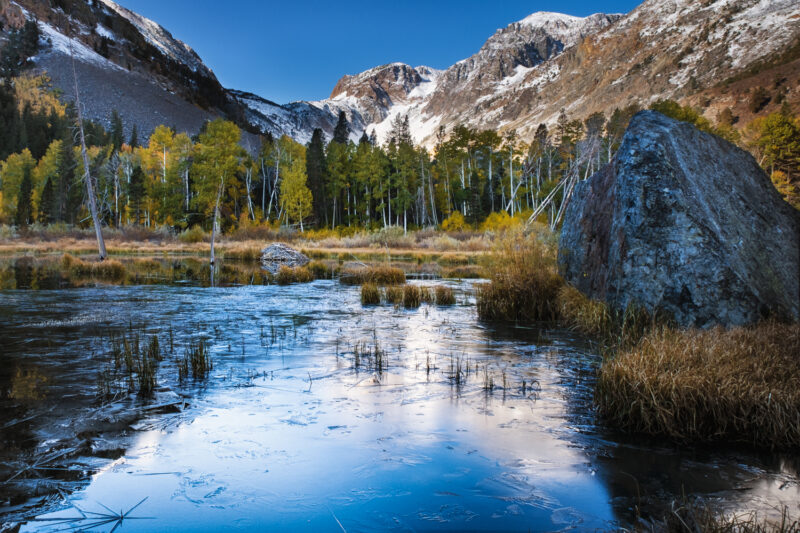 Freezing Pond, Eastern Sierra Nevada