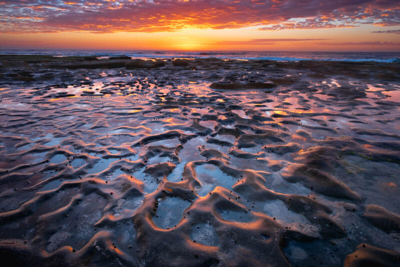Sunset Over the Tide Pools